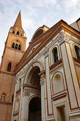 Fototapeta na wymiar Mantua Basilica di Sant'Andrea Hochformat