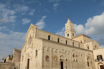 Fototapeta na wymiar Cattedrale della Madonna della Bruna e di Sant’Eustachio in Matera, Italy