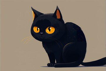 Cat created with Generative AI 
