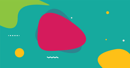 Colorful abstract background, design with liquid shape