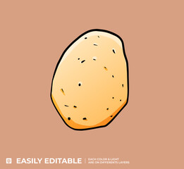 Pomme de Terre Illustration Vecteur