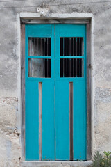 old wooden door