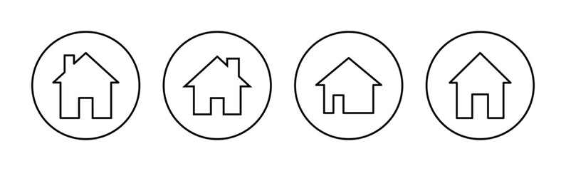 Obraz premium House icon vector for web and mobile app. Home sign and symbol