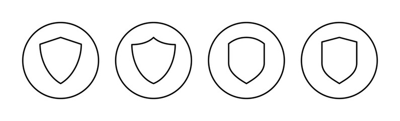 Shield icon vector for web and mobile app. Protection icon. Security sign and symbol