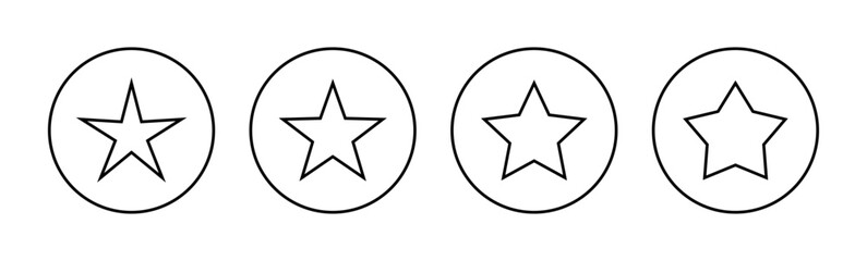 Star Icon vector for web and mobile app. rating sign and symbol. favourite star icon