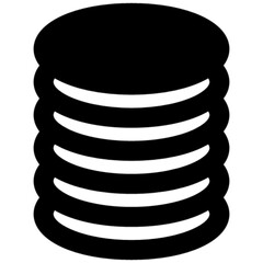 database vector, icon, symbol, logo, clipart, isolated. vector illustration. vector illustration isolated on white background.