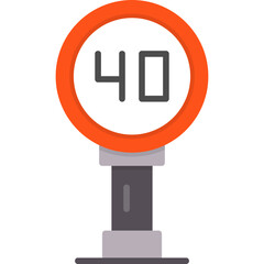 Speed Sign Icon