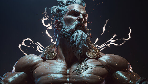 Download The Mighty Zeus, Ruler of Olympus Wallpaper | Wallpapers.com