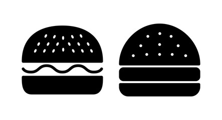 Burger icon vector illustration. burger sign and symbol. hamburger