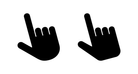 Fototapeta premium Hand cursor icon vector illustration. cursor sign and symbol. hand cursor icon clik