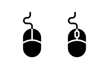 Mouse icon vector illustration. click sign and symbol. pointer icon vector.