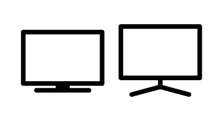 Tv icon vector illustration. television sign and symbol