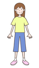痩せている女性