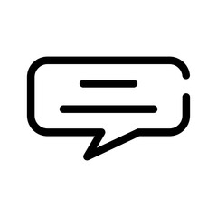 Conversation Icon Vector Symbol Design Illustration