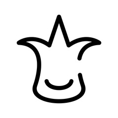 Crown Icon Vector Symbol Design Illustration