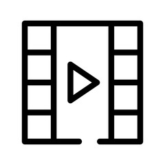 Movie Icon Vector Symbol Design Illustration