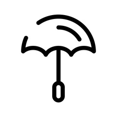 Umbrella Icon Vector Symbol Design Illustration