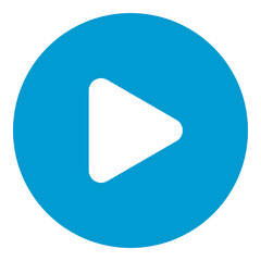 play button flat video icon