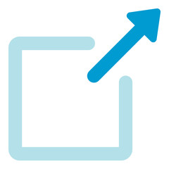 external link arrow flat icon