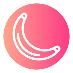 banana gradient icon