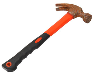 Old rusty hammer