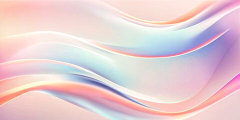 Obraz premium Abstract Fluid 3D Render Background. Twist Waves Flow Gradient Design. Neon holographic wallpaper. Generative AI.