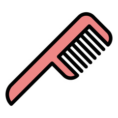 Comb icon color line