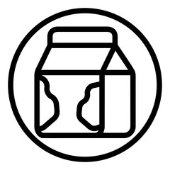 milk line icon