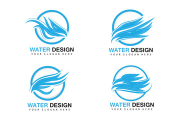 Wings Logo Design, Shield Wings Vector, Bird Feather Illustration