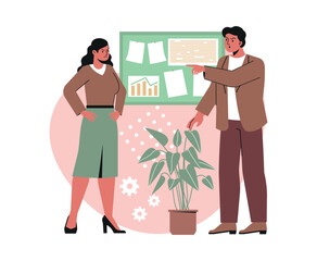 Rudeness in business team concept