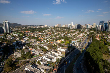 Aerial view of Alphaville condominium in Barueri, Sao Paulo, state, Brazil