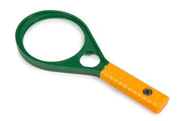 Magnifying glass looking lens magnify isolated