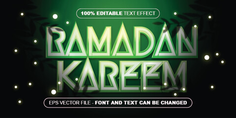 ramadan 3d editable text effect