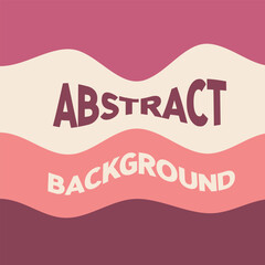 Abstract Retro background with wave. retro background. Yellow,orange and red colors. Vector illustration and other resources