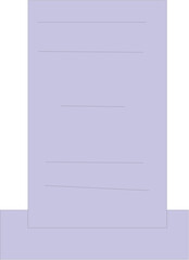 illustration of a blank page