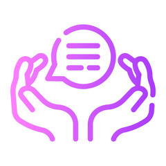 advice gradient icon