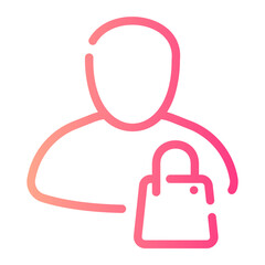 customer gradient icon