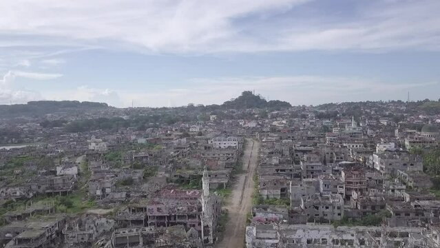 Marawi City Philippines aerial shoot after the war (Part 12)
