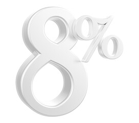 8 Percent of Sale Number 3d with Generative AI