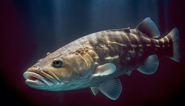 atlantic cod in the wild underwater generative ai