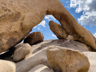 Stone Arch in Joshua Tree