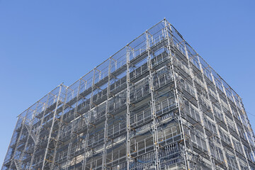 Fototapeta premium 足場 改修工事