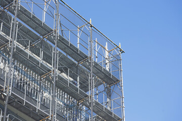 足場　改修工事
