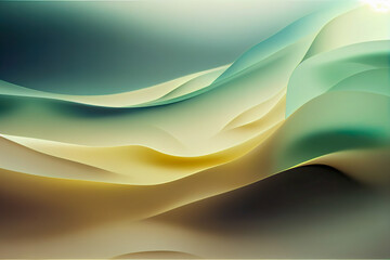 Fototapeta premium Blurred Motion - Waveform - Flowing Water - Abstract Background Texture - Generative AI
