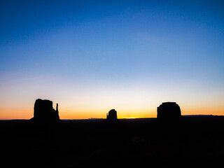 sunset over the field