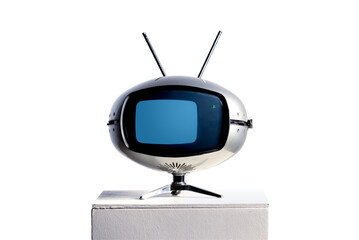 old vintage ufo shaped television