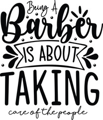 Barber T Shirt Designs SVG Design