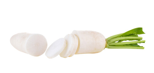 Radishes on  transparent png