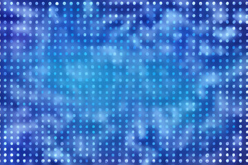 Dotted and bubbles dark blue abstract plastic texture, background, pattern with radial gradient color in minimal simple modern style.
