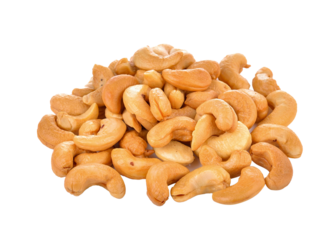 Cashews on transparent png